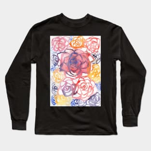 if roses were wildflowers Long Sleeve T-Shirt